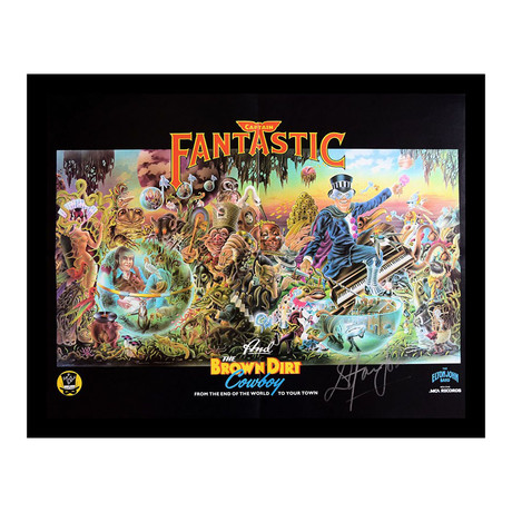 Autographed + Framed Poster // Elton John