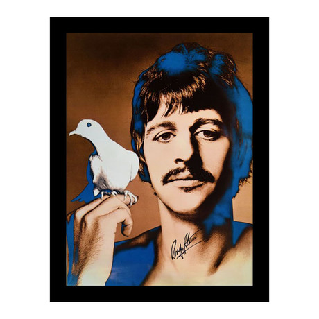 Autographed + Framed Poster // Ringo Star