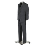 Moshe Pinstripe Suit // Gray (Euro: 48)