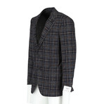 Raphael Tailored Jacket // Navy + Brown (Euro: 46)