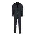 Simon Pinstripe Suit // Black (Euro: 50)