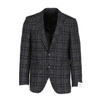 Raphael Tailored Jacket // Navy + Brown (Euro: 46)