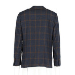 Ali Tailored Jacket // Navy + Brown (Euro: 56)