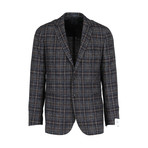 Buford Tailored Jacket // Burgundy + Navy (Euro: 52)