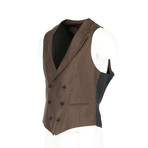 Cesar Tailored Vest // Brown (Euro: 46)