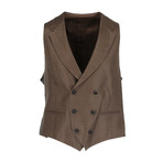 Cesar Tailored Vest // Brown (Euro: 46)