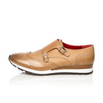 Double Monk Sneakers // Camel (Euro: 42)