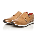 Double Monk Sneakers // Camel (Euro: 40)