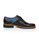 Monk Strap Shoes // Black + Blue (Euro: 43)