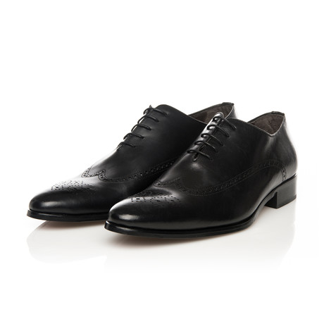 Dress Elegant Brogue Oxford // Black (Euro: 40)