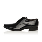 Plain Oxford Lace-Up Shoes // Black (Euro: 40)