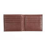 Bi-Fold Leather Wallet // Brown