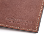 Leather Passport Holder // Brown