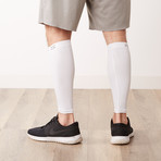 Compression Leg Sleeves // White (S/M)