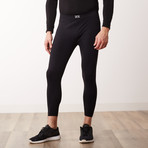 Base Layer 3/4 Compression Capris // Black (S/M)