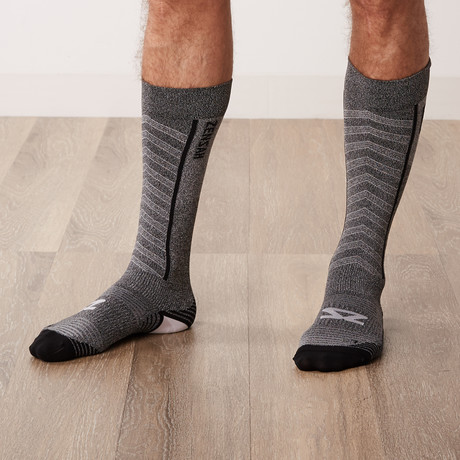 Featherweight Compression Socks // Heather Gray (S)