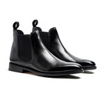 Black Chelsea Calfskin // Goodyear Welted Construction // Black (US: 7)
