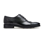 Black Cap-Toe Brogues // Goodyear Welted Construction // Black (US: 9.5)