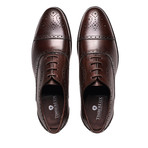 Brown Cap-Toe Brogues // Goodyear Welted Construction // Chocolate Brown (US: 11)