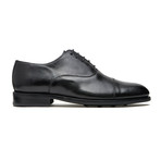 Black Cap-Toe Oxfords // Goodyear Welted Construction // Black (US: 7.5)