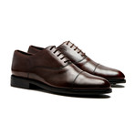 Brown Cap-Toe Oxfords // Goodyear Welted Construction // Chocolate Brown (US: 10)