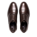 Brown Cap-Toe Oxfords // Goodyear Welted Construction // Chocolate Brown (US: 8)