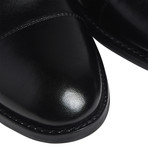 Black Double Monk Strap Boot // Goodyear Welted Construction // Black (US: 8.5)