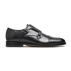 Black Double Monk // Goodyear Welted Construction // Black (US: 10)