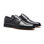 Black Double Monk // Goodyear Welted Construction // Black (US: 11)