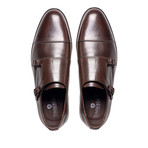 Brown Double Monk // Goodyear Welted Construction // Chocolate Brown (US: 7.5)