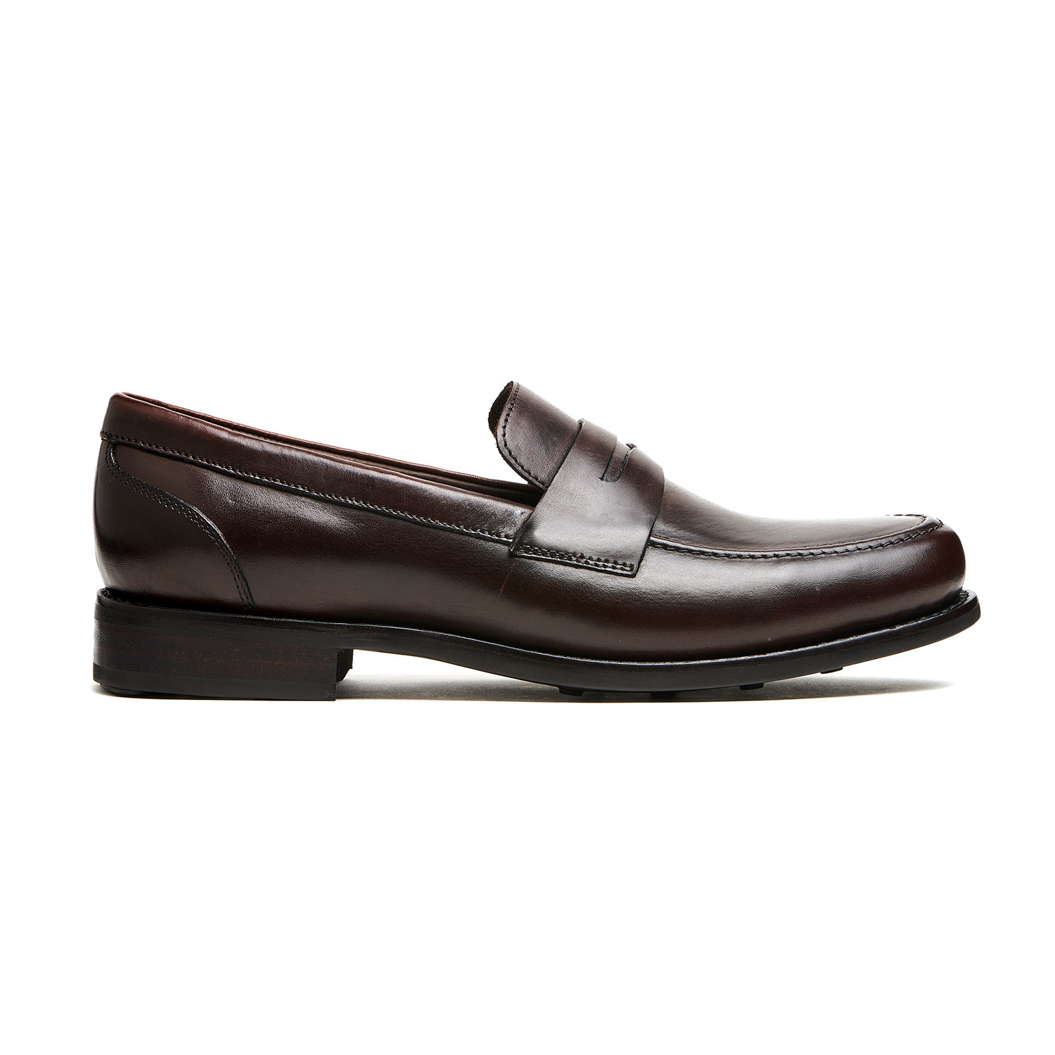 Brown Penny Loafer // Goodyear Welted Construction // Chocolate Brown ...