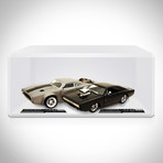 Fast + Furious // Dom's 1970 Dodge Charger R/T + Ice Charger 1:24 // Premium Display // Set of 2
