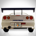 Fast + Furious // Brian's 1999 Nissan Skyline Gt-R + 1995 Mitsubishi Eclipse 1:24 // Premium Display // Set of 2