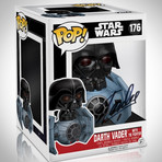 Star Wars Darth Vader In Tie Fighter Funko Pop // Stan Lee Signed // Exclusive Edition
