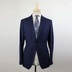 Wool Unstructured 2 Button Sport Coat // Blue (Euro: 50R)