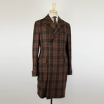 Cashmere Double Breasted Full Length Coat // Brown (Euro: 50R)