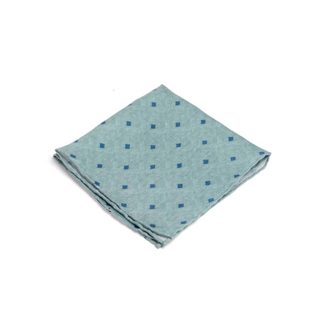Diamond Pocket Square // Blue