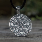 Ornament Collection // Vegvisir Pendant + Floral Ornament