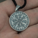 Ornament Collection // Vegvisir Pendant + Floral Ornament