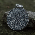 Ornament Collection // Vegvisir Pendant + Floral Ornament