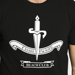 Beach Club T-Shirt // Black (Euro: 50)