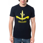 Beach Club T-Shirt // Navy (Euro: 48)