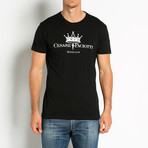 Crowned T-Shirt // Black (Euro: 54)