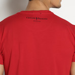 Crowned T-Shirt // Red (Euro: 56)