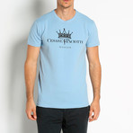 Crowned T-Shirt // Sky Blue (Euro: 52)