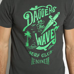 Dagger on the Waves T-Shirt // Antracite (Euro: 52)