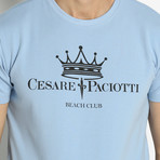 Crowned T-Shirt // Sky Blue (Euro: 48)