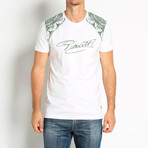 Signature T-Shirt // White + Green (Euro: 50)