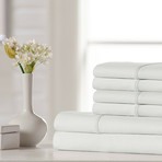 500 Thread Count Sheet Set // White (Twin)