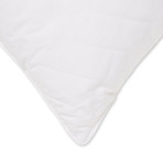 100% Cotton Quilted Gel Fiber Pillow // Soft (Standard)